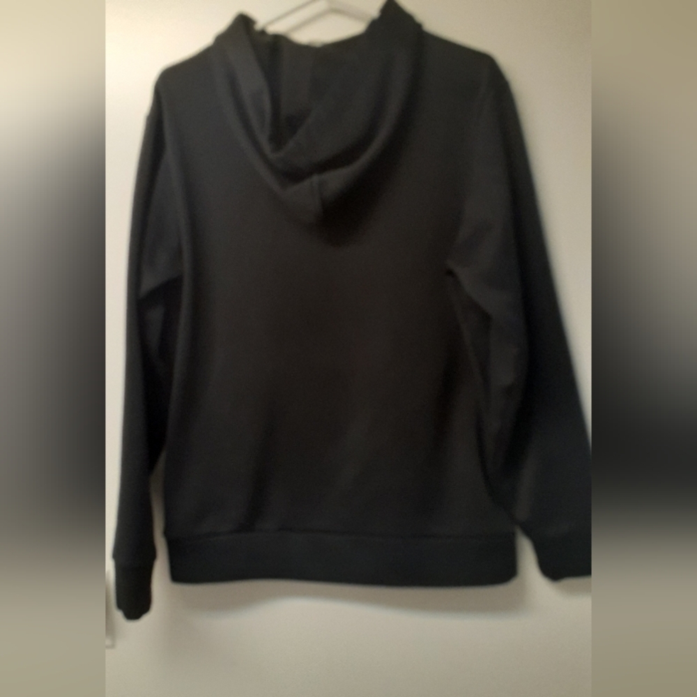 Men's black Bench black/white hoodie - size small - Picture 3 of 5